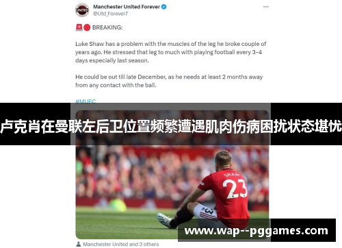 卢克肖在曼联左后卫位置频繁遭遇肌肉伤病困扰状态堪忧 卢克肖在曼联左后卫位置频繁遭遇肌肉伤病困扰状态堪忧